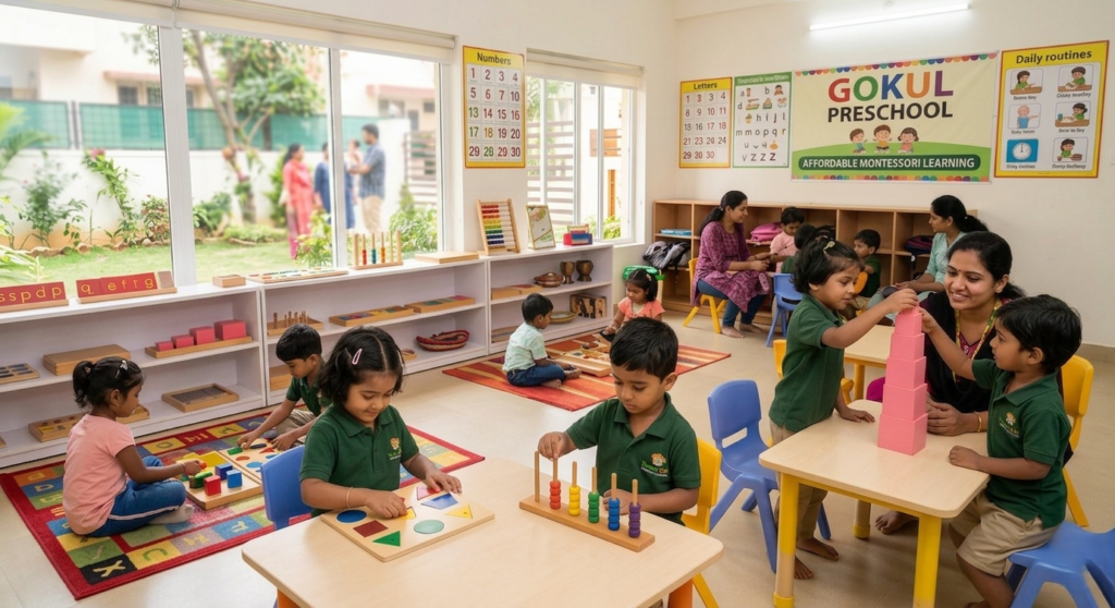 Montessori Preschool With Affordable Fee Structure