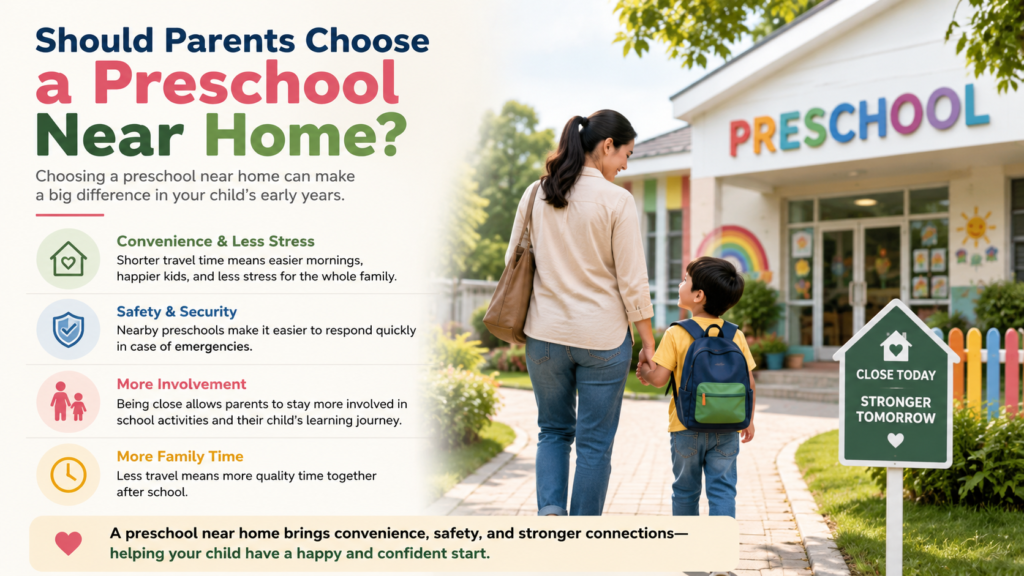 Should Parents Choose a Preschool Near Home