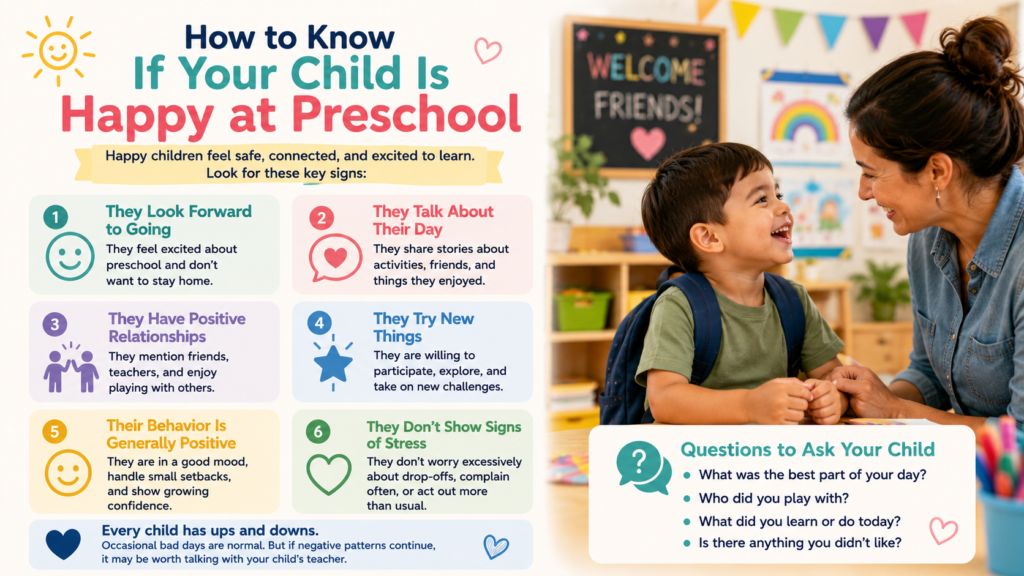 How to Know if Your Child Is Happy at Preschool