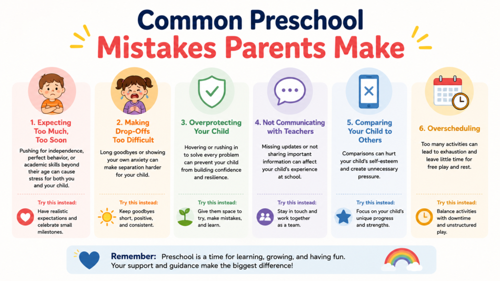Common Preschool Mistakes Parents Make