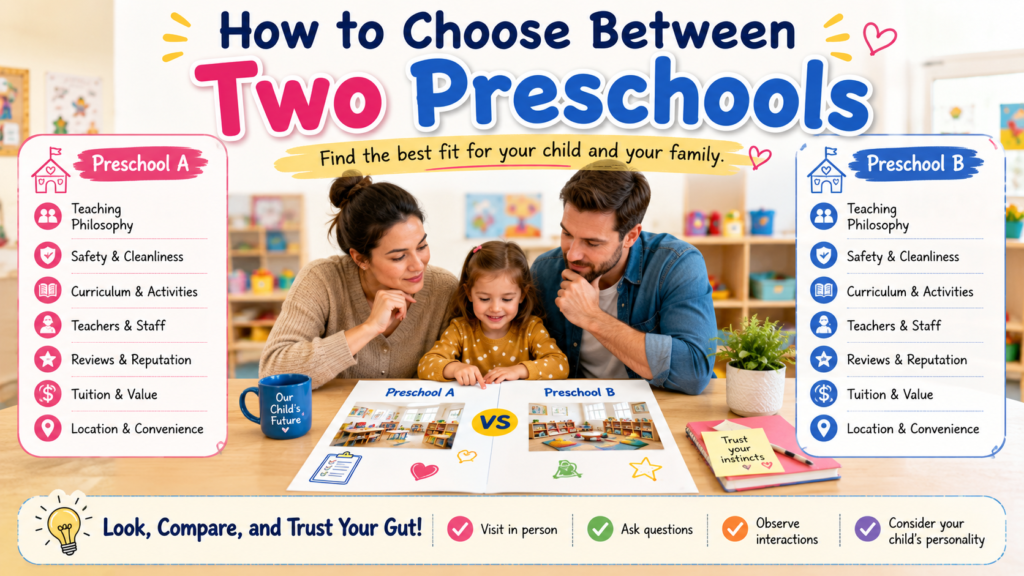 How to Choose Between Two Preschools