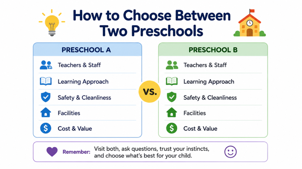 Choose Between Two Preschools