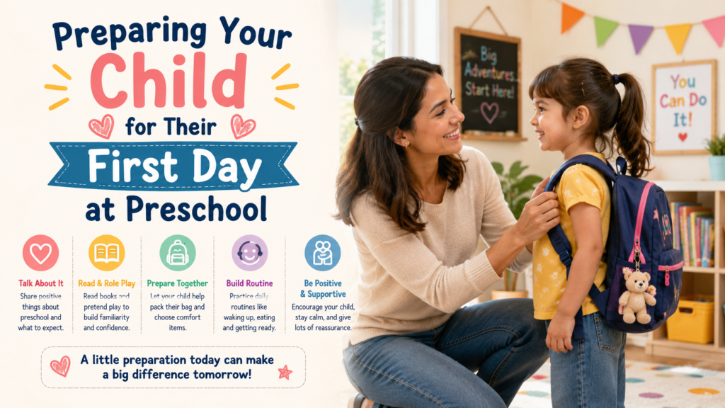 Preparing Your Child for Their First Day at Preschool