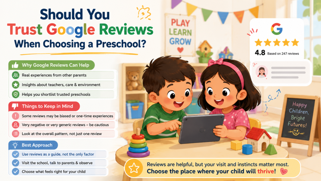 Should You Trust Google Reviews When Choosing a Preschool
