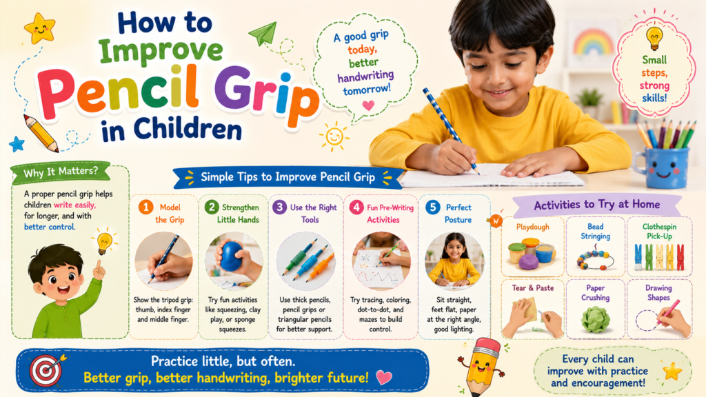 How to Improve Pencil Grip in Children
