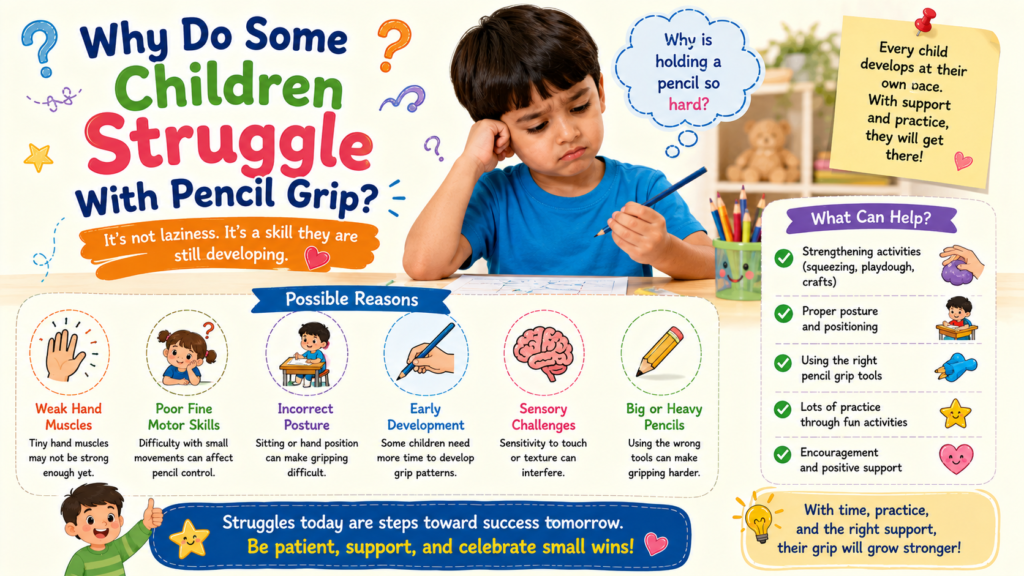 Why Do Some Children Struggle With Pencil Grip