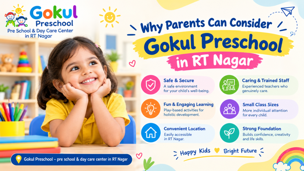 Why Parents Can Consider Gokul Preschool in RT Nagar